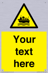 Custom warning ferries crossing vessels